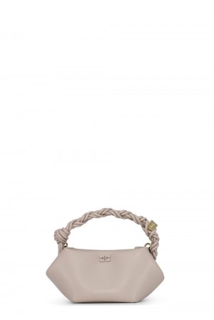 Beige Women's Ganni Mini Bou Bag | 75MLDYTOS