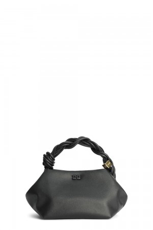 Black Women's Ganni Ohoskin Bou Bag | 27HRAVIZO