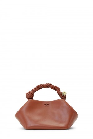 Brown Women's Ganni Small Bou Bag | 54DFGPNHJ