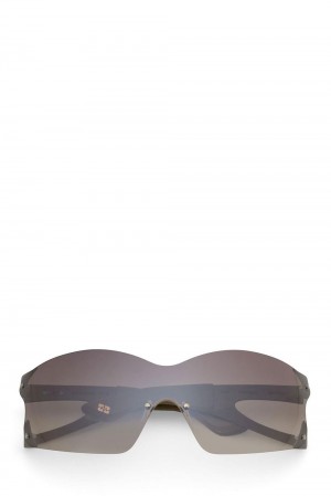 Grey Women's Ganni Ace & Tate Frost Noel Sunglasses | 87RUEVDWN