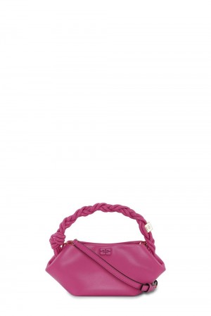 Pink Women's Ganni Mini Bou Bag | 07WHYRUFS