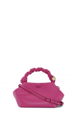 Pink Women's Ganni Small Bou Bag | 08YZFSHWE