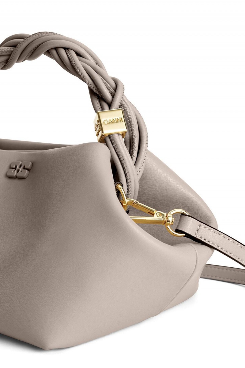 Beige Women's Ganni Small Bou Bag | 75KVYWAGH