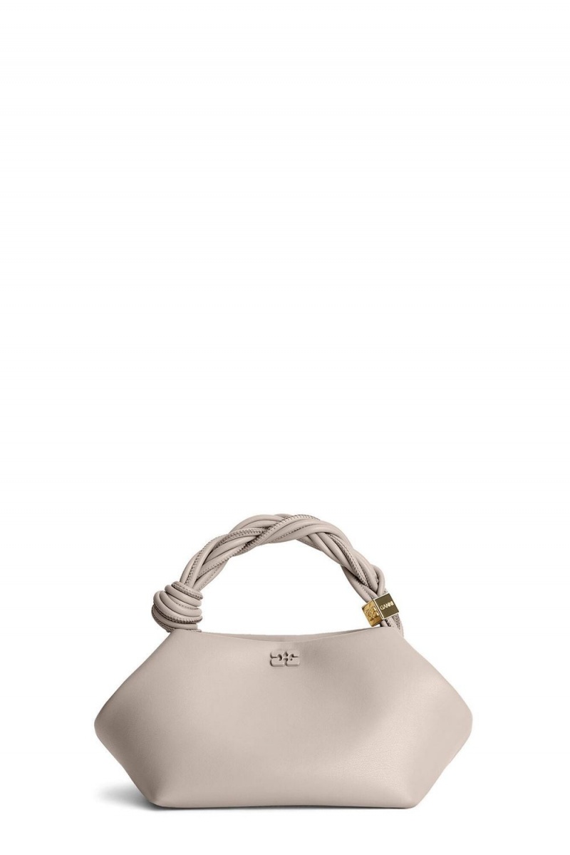 Beige Women\'s Ganni Small Bou Bag | 75KVYWAGH