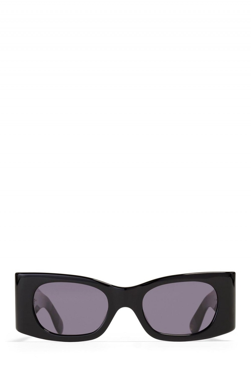 Black Women's Ganni Ace & Tate Kayla Sunglasses | 54PHBQNAM