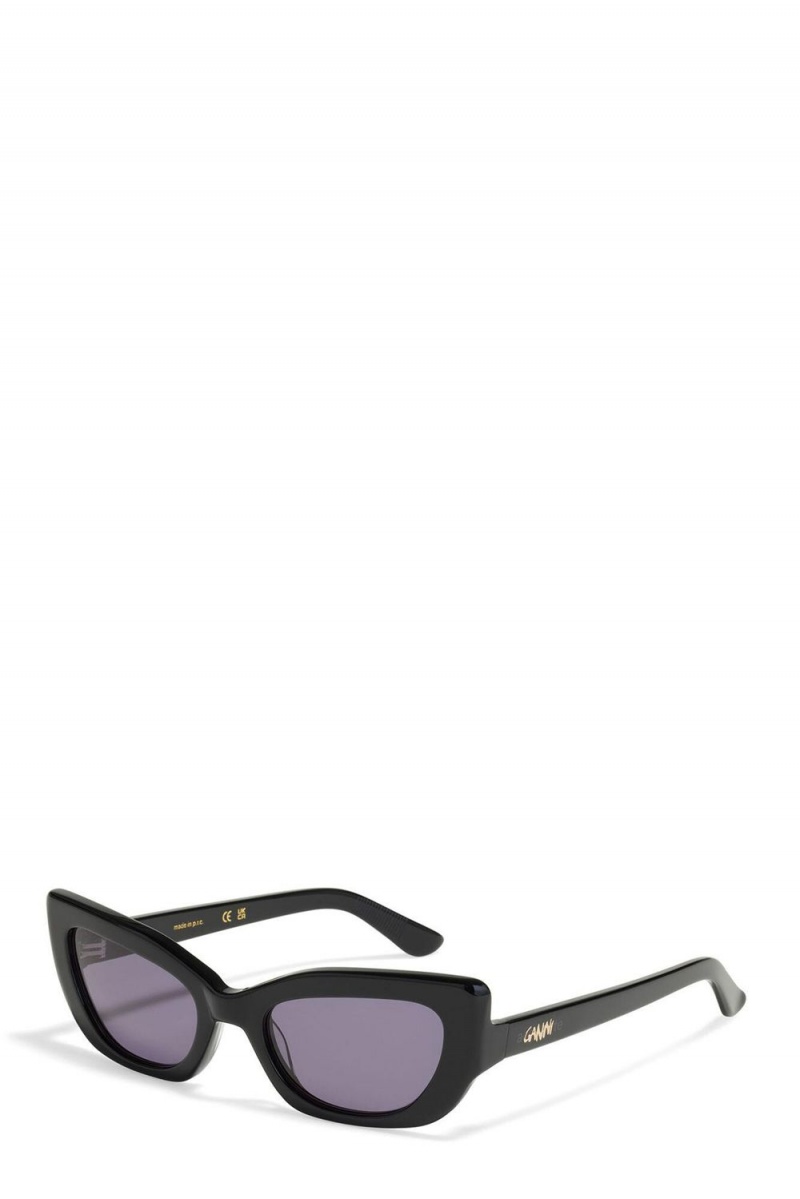 Black Women's Ganni Ace & Tate Sadie Sunglasses | 52HDMORFE