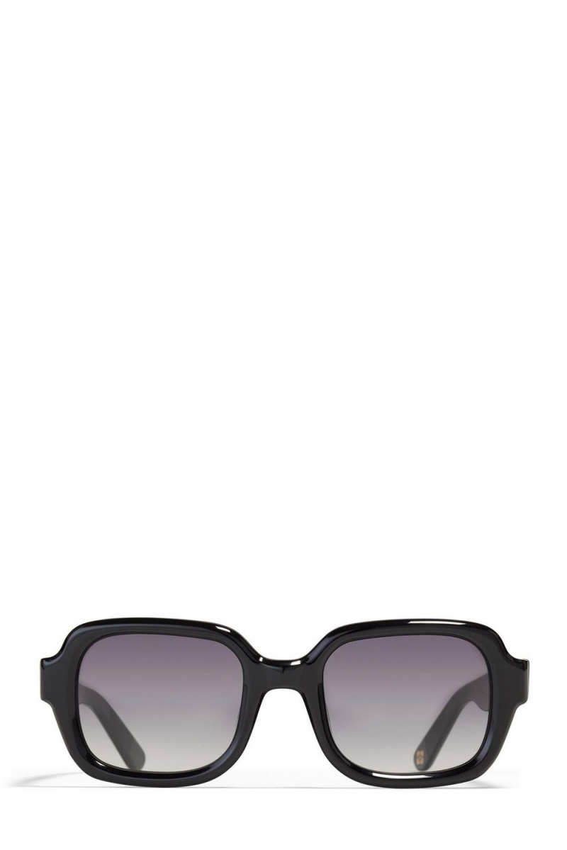 Black Women's Ganni Ace & Tate Twiggy Sunglasses | 71LZGFBAP