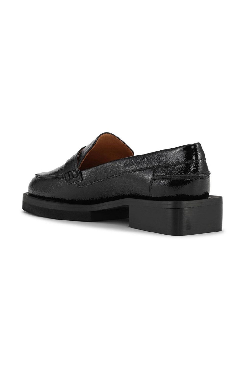 Black Women's Ganni Jewel Moccasins | 10RBGSMIH