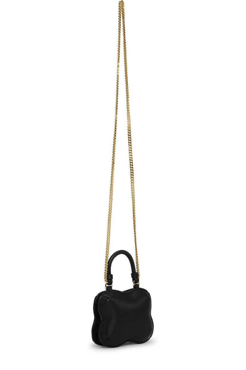 Black Women's Ganni Nano Butterfly Crossbody Bag | 31RZXBPKH