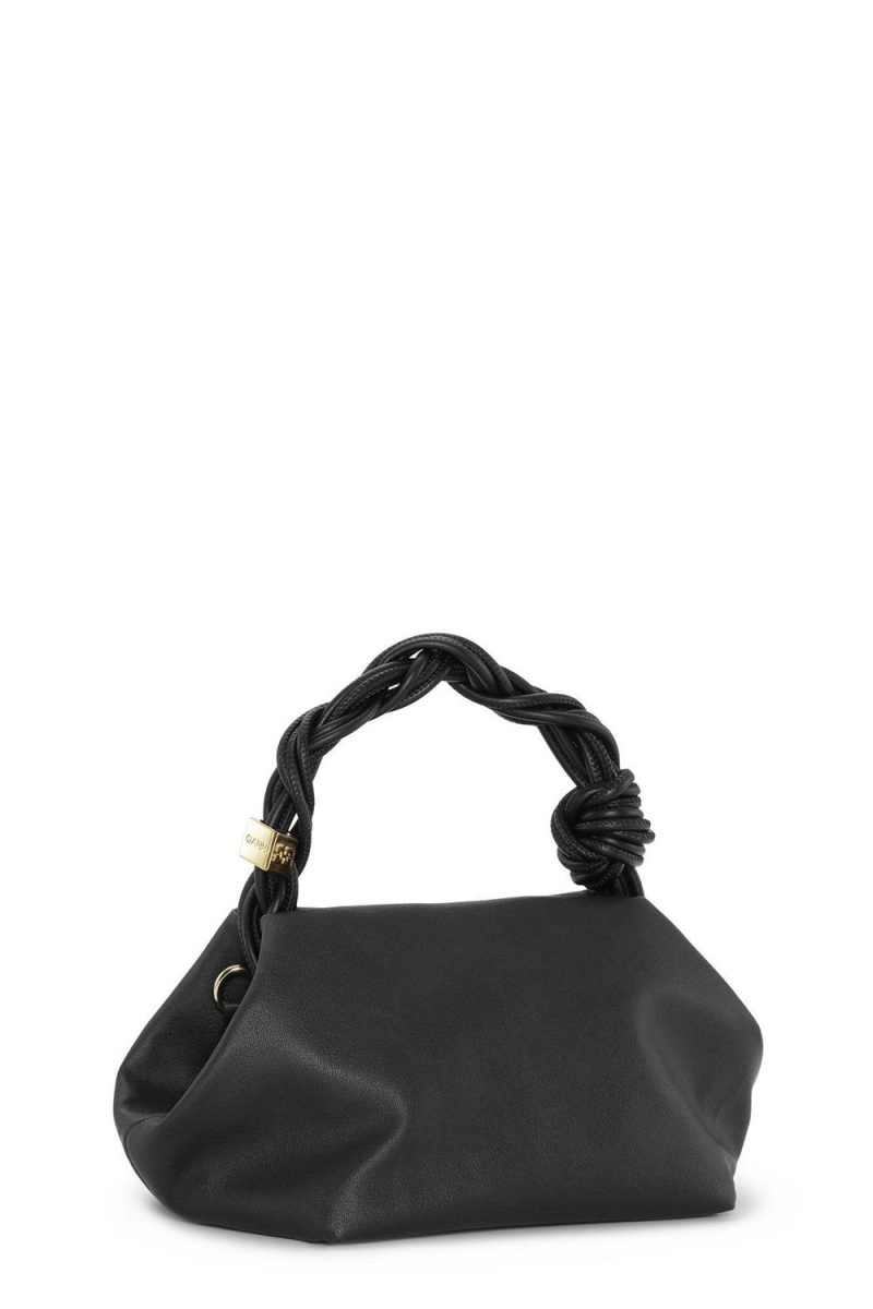 Black Women's Ganni Ohoskin Bou Bag | 27HRAVIZO