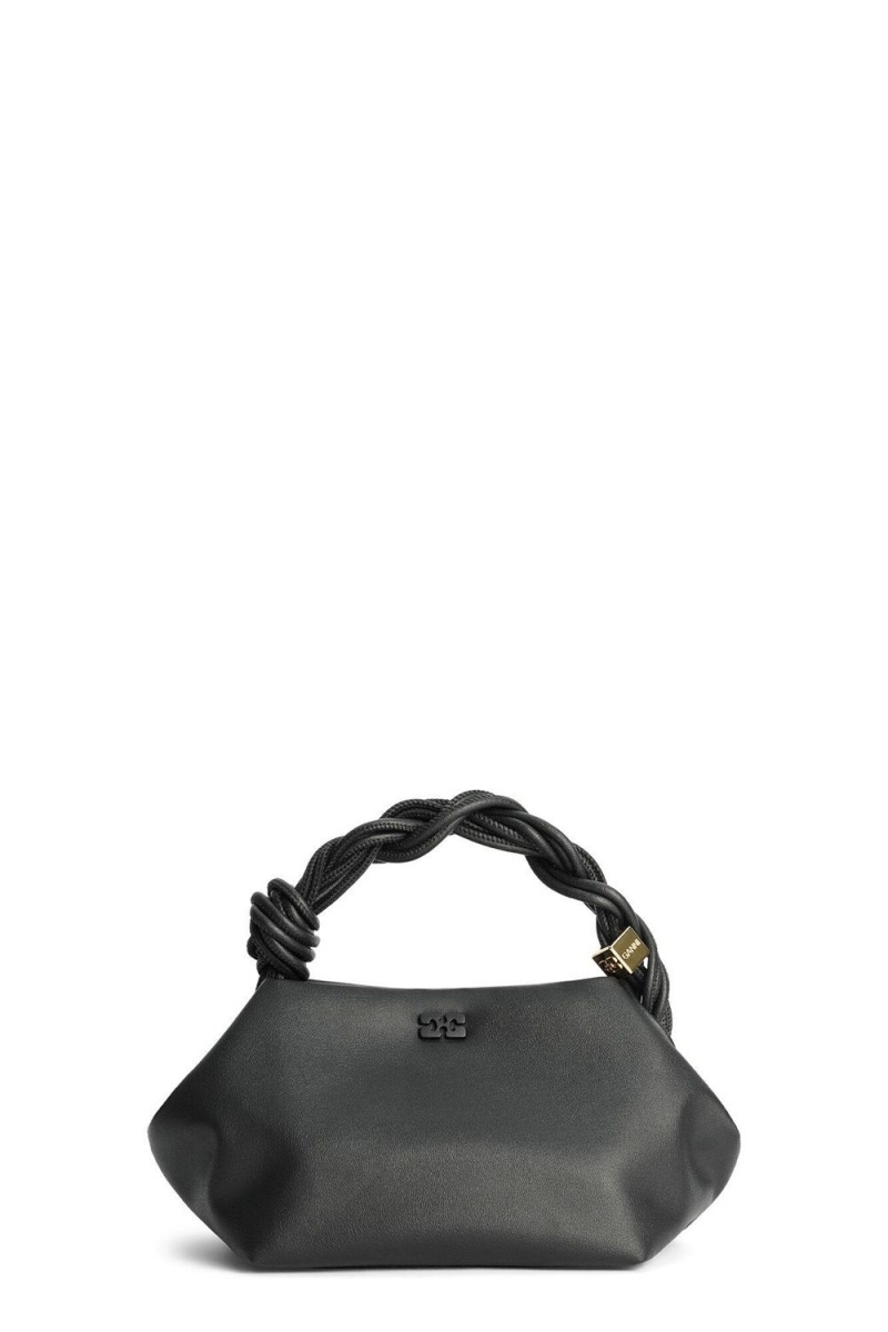 Black Women\'s Ganni Ohoskin Bou Bag | 27HRAVIZO