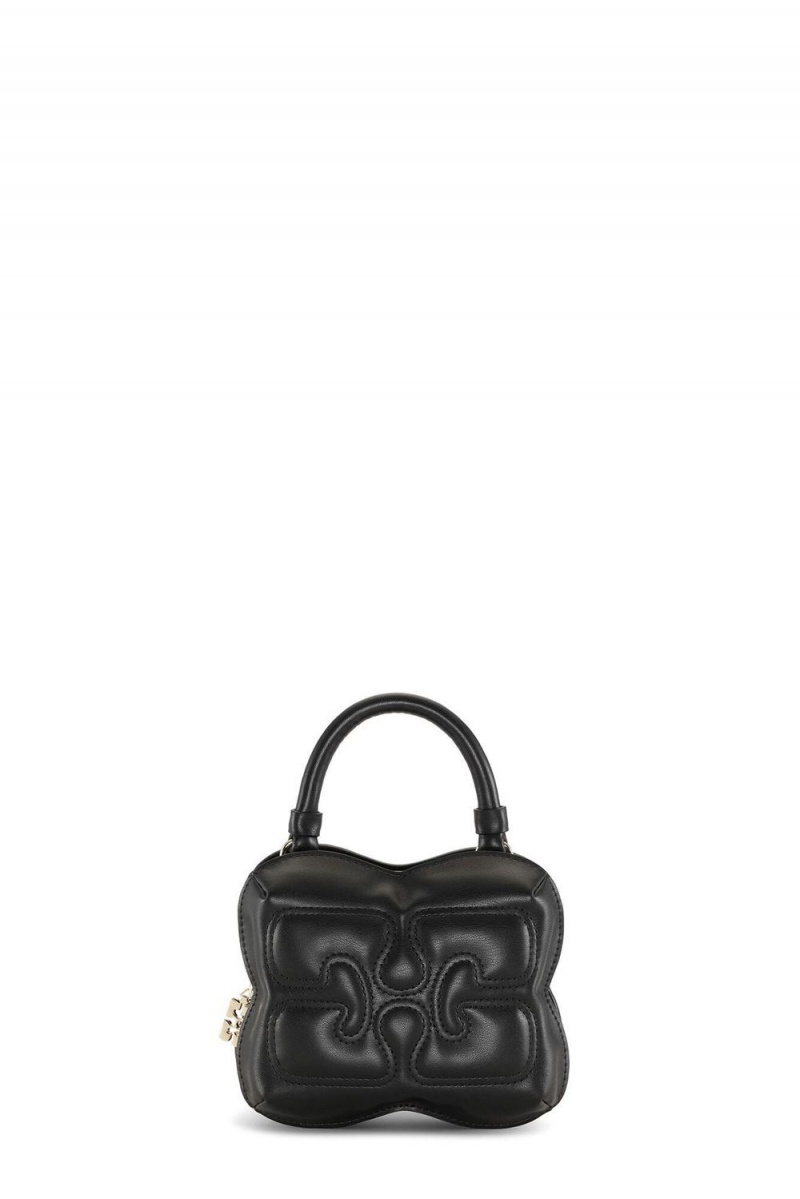 Black Women\'s Ganni Small Butterfly Crossbody Bag | 36IXAERKJ