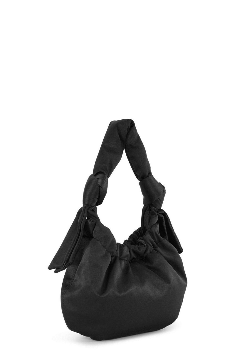 Black Women's Ganni Small Occasion Hobo Bag | 68MNEZUBP