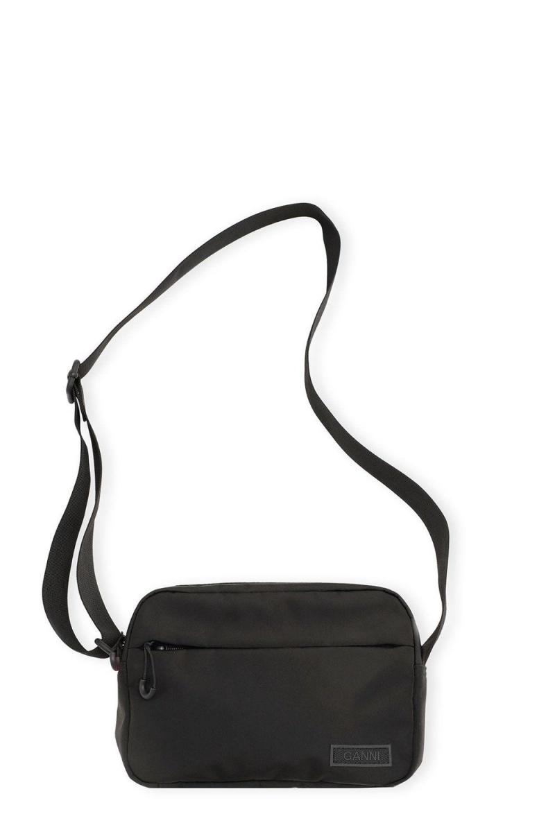 Black Women\'s Ganni Tech Festival Bag | 94XZUYEBW