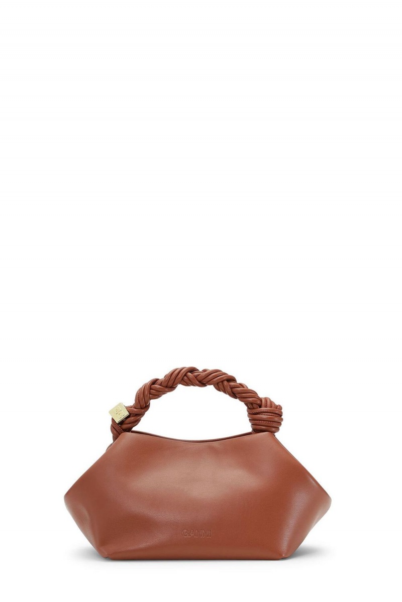 Brown Women's Ganni Small Bou Bag | 54DFGPNHJ