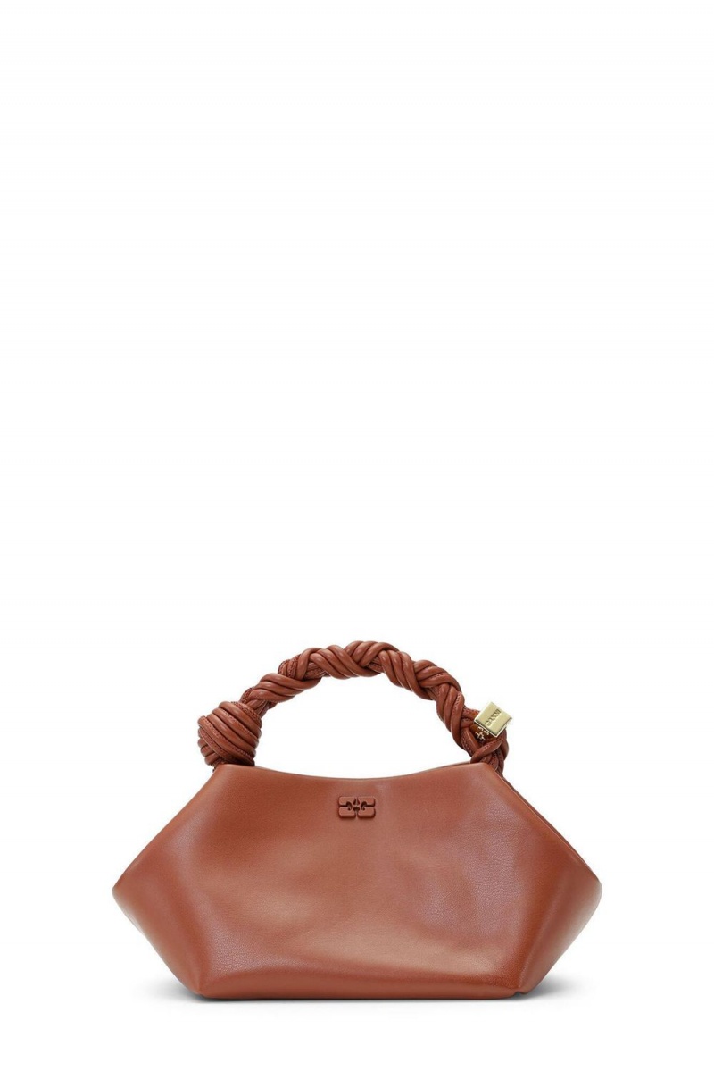 Brown Women\'s Ganni Small Bou Bag | 54DFGPNHJ