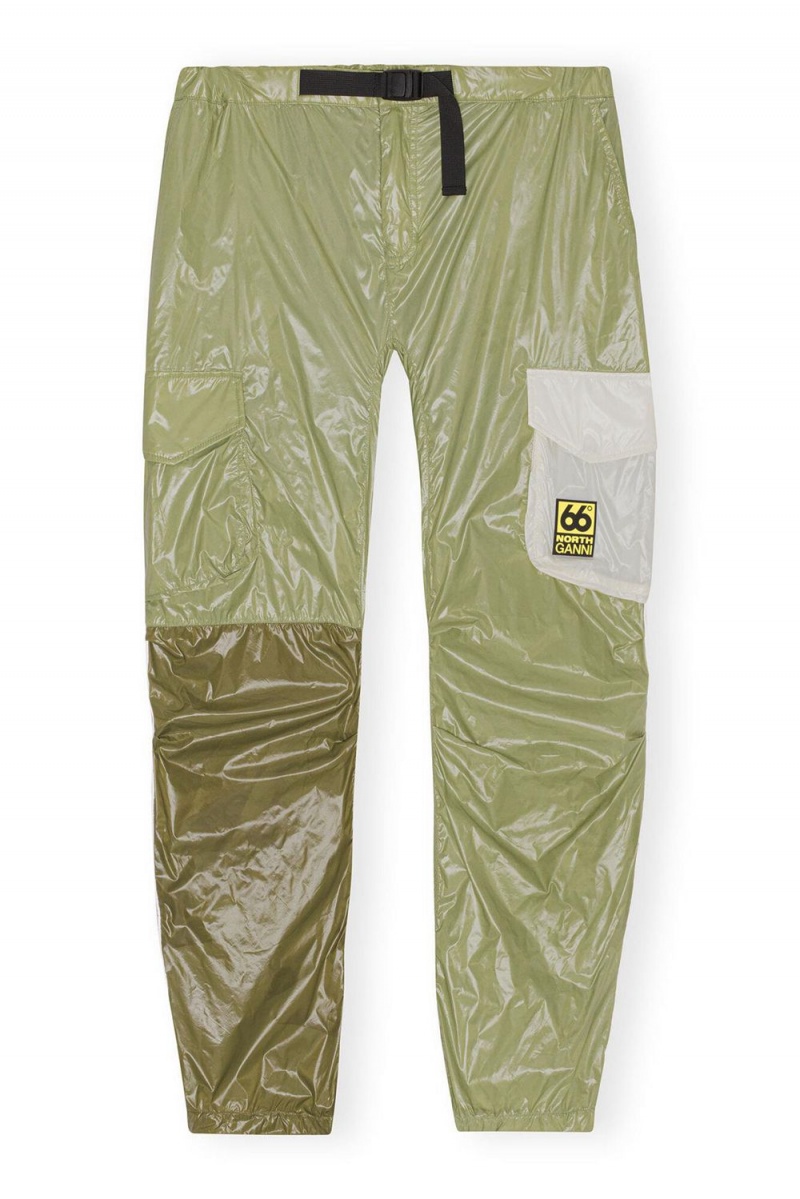 Green Women's Ganni 66°North Laugavegur Light Pants | 13ZOHAMCR