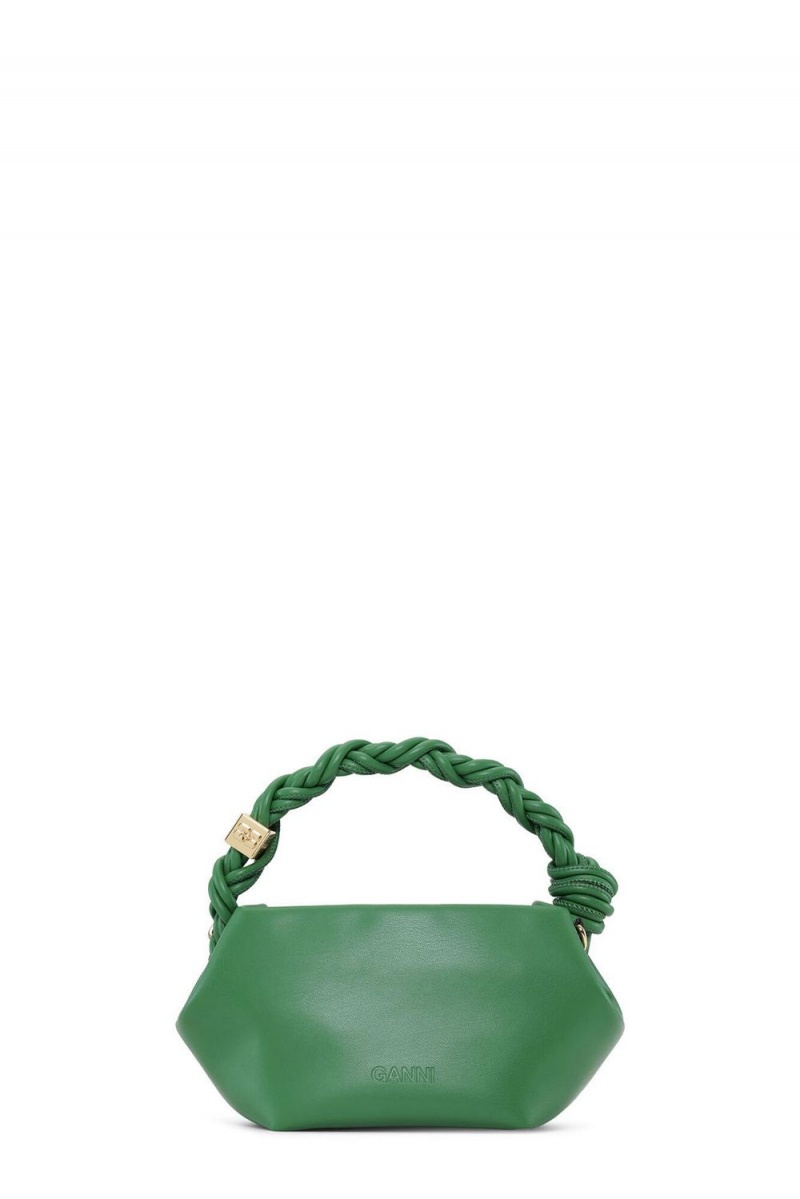 Green Women's Ganni Mini Bou Bag | 94JDBIENQ