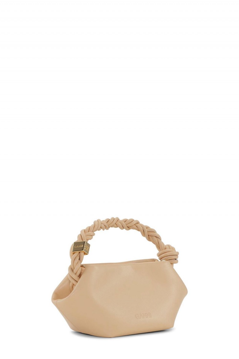 Khaki Women's Ganni Buttercream Mini Bou Bag | 87FNMDZCL