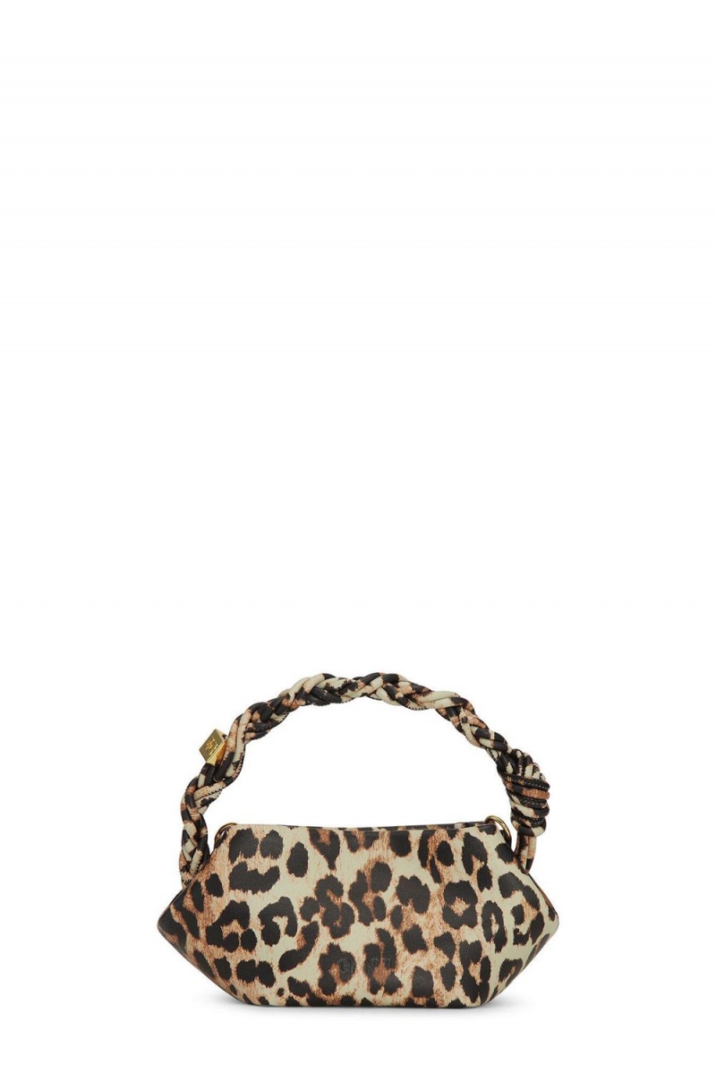 Leopard Women's Ganni Mini Bou Bag | 72UBJNOCE