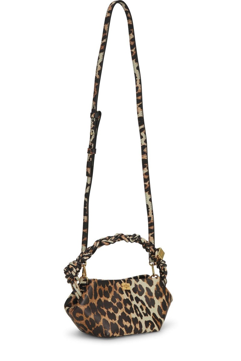 Leopard Women's Ganni Mini Bou Bag | 72UBJNOCE