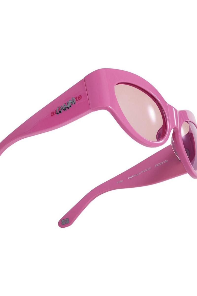 Pink Women's Ganni Ace & Tate Trixie Sunglasses | 58LHJCWZE