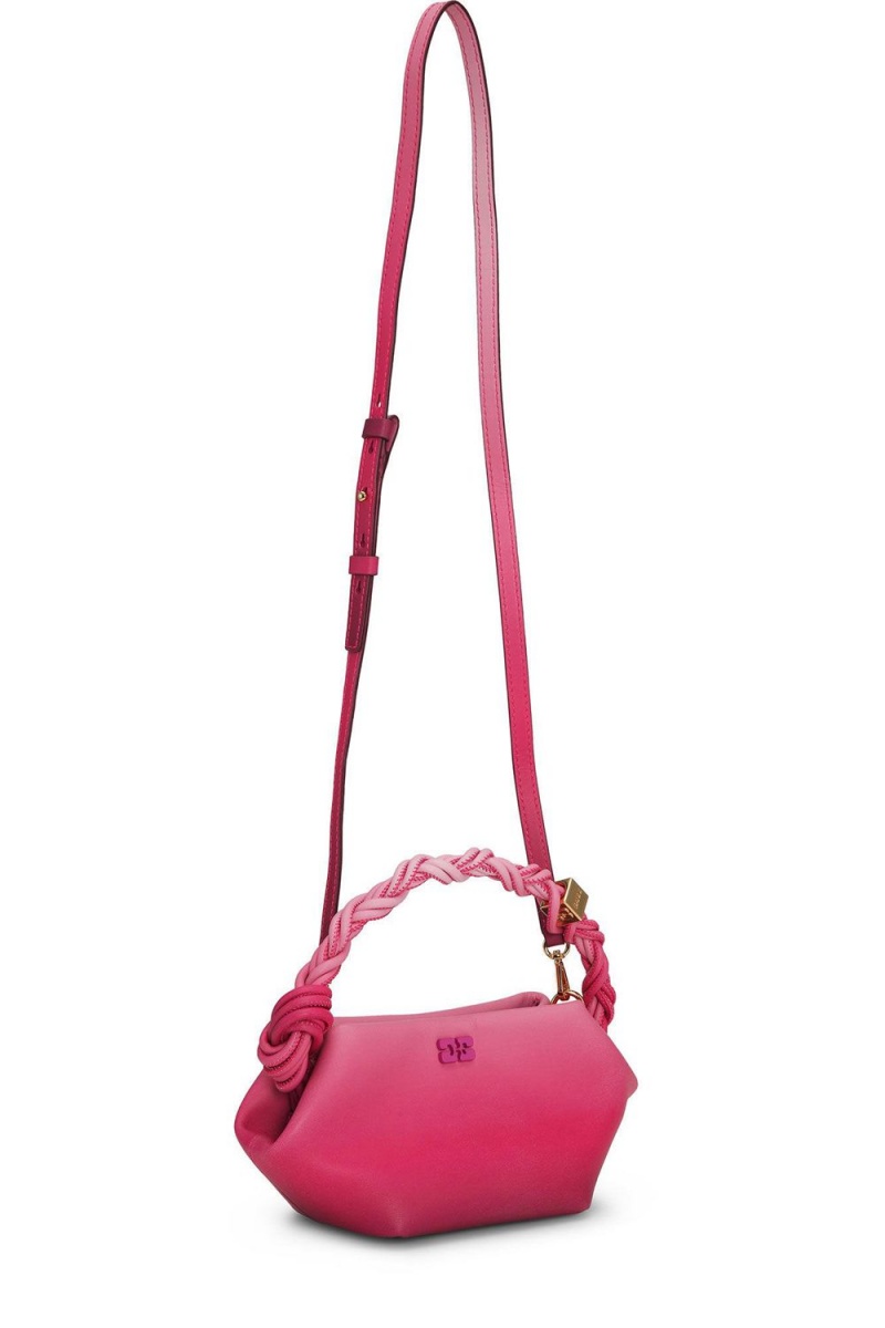 Pink Women's Ganni Gradient Mini Bou Bag | 06LQZHOKA