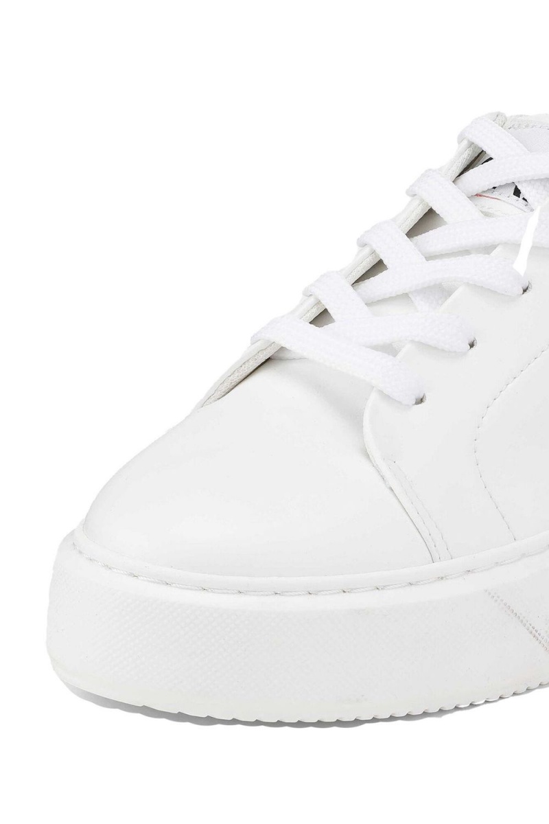 White Women's Ganni Sport Mix Sneakers | 73HNFIPUG